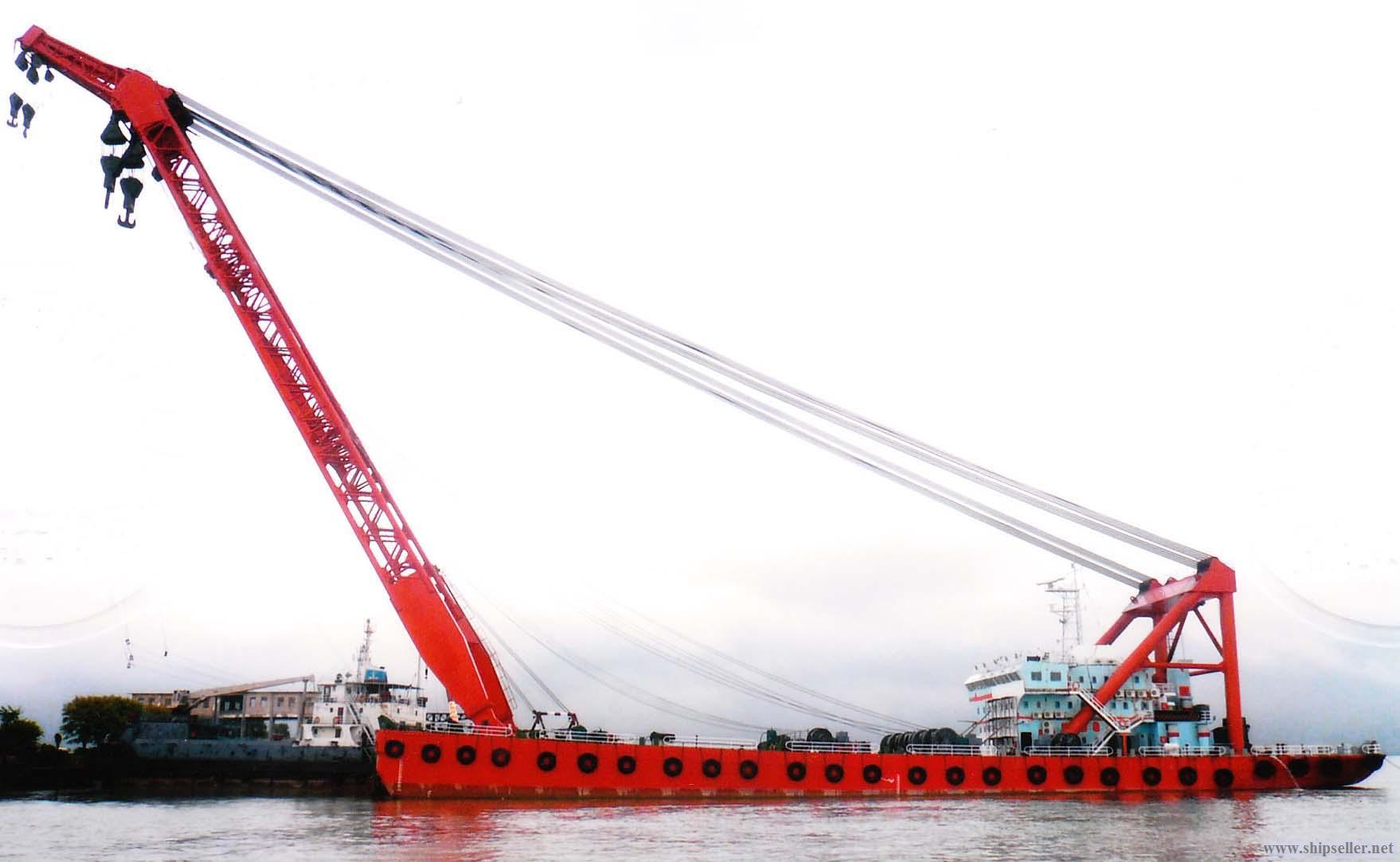 Floating Dock and Crane For Sale