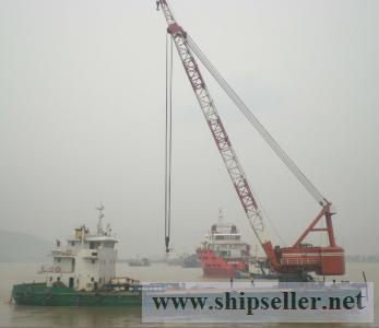 200t floating crane barge 200t used crane barge 200 ton