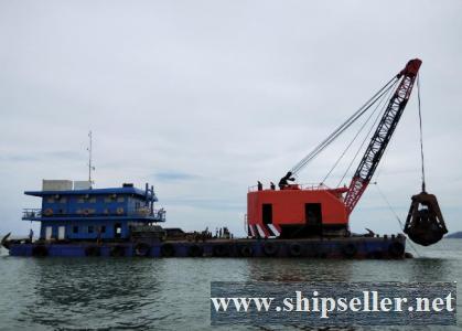 indonesia clamshell dredger grab dredger 3cbm to 50cbm china japan Thailand vietnam Philippines mala
