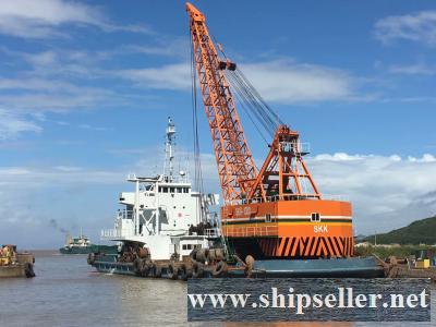 clamshell dredger 13m3 13cbm grab dredger for sale (5m3 to 50m3) japan skk spud dredger