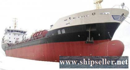 6250DWT IMOâ…¡chemical tanker 2012 for sale