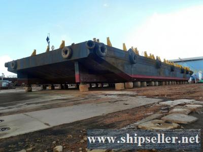 250FT X 80FT X 16FT FLAT TOP DECK BARGE FOR SALE