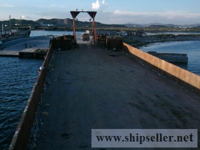 1733DWT SELF PROPELLED DECK BARGE FOR SALE
