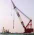1000t floating crane charter crane barge 1000 ton rent