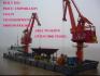 singapore floating tower crane grab floating crane indonesia floating grab crane vessel for coal ore