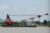 300T, 2007Blt Revolving Floating Crane Barge for sale