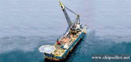 1,200 tonne Revolving Crane and Pipe Lay Barge 1200T FLOATING CRANE BA