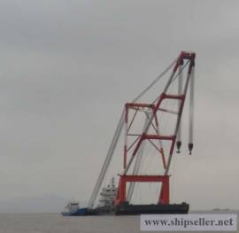 1000t crane barge $9million 1000 ton floating crane vessel