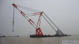 1000t crane barge $9million 1000 ton floating crane vessel