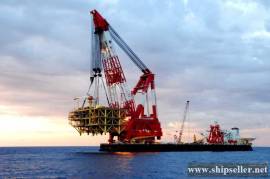 100t to 5000t floating crane barge sell buy rent charter purchase