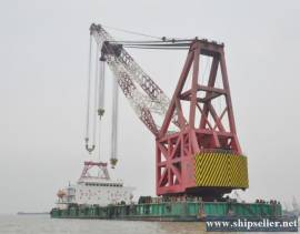 100t to 5000t floating crane barge sell buy rent charter purchase