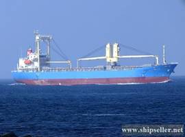 11,300 DWT 2007 JAPN BLT GERAED GENERAL CARGO FOR SALE