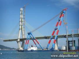 1200TON PONTOON CRANE BARGE FOR SALE(SDM-FC-164)