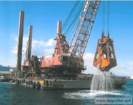 16 CBM 1997 JAPAN BLT GRAB DREDGER FOR SALE