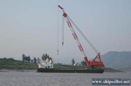 180T LIFTING SELF PROPELLER FLOATING CRANE