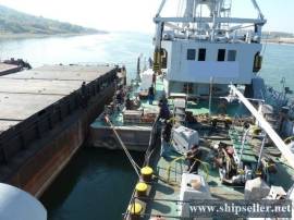 192 . Hull barge with covers