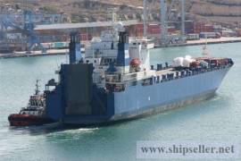 1992 Built Cargo Ro Ro with Stern Starboard Quarter Ramp For Sale