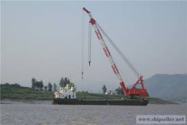 200t floating crane barge 200t used crane barge 200 ton