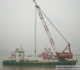200t floating crane barge 200t used crane barge 200 ton
