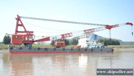 200t floating crane revolving crane barge price 1.2million