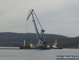 270 . Self-propelled floating crane 