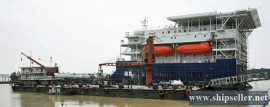 300 Man Accommodation, Pipe Laying, Heavy Lift Work Barge For sale