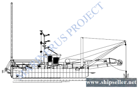 348. Dredger with walking / vertical piles.