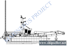 348. Dredger with walking / vertical piles.
