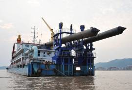 3500 cubic meter unself-propelled cutter suction dredger