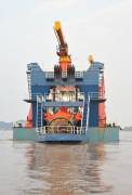 3500 cubic meter unself-propelled cutter suction dredger