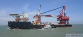 3500t Floating Crane charter rent 3500 ton crane barge