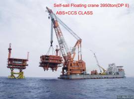 3800t floating crane barge charter rent sell sale buy rent 3000t 3500t