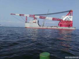 3800t floating crane barge charter rent sell sale buy rent 3000t 3500t