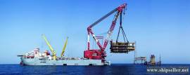 3850T CRANE BARGE 3850 TON FLOATING CRANE BARGE SALE RENT CHARTER SELL