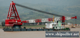 400T,2009Blt Revolving Crance Barge for sale
