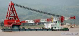 400t floating crane barge 400t used crane barge 400 ton