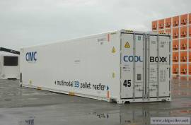 45ft European pallet wide reefer container