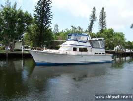 48' Offshore Cockpit Sundeck Trawler 1984