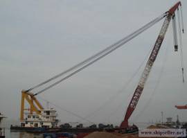 500t crane barge $3million 500 ton floating crane vessle
