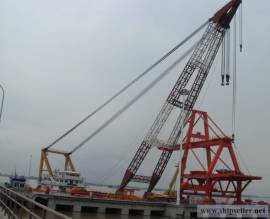 500t crane barge $3million 500 ton floating crane vessle