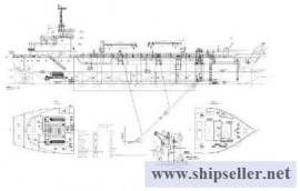 5500CBM CHINA BLT TRAIL HOPPER SUCTION DREDGER FOR SALE