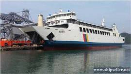 566PAX/ 42 TRUCKS RORO FERRY FOR SALE