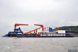 6000m3/h unself-propeller cutter suction dredger for sale