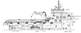 8000hp anchor, handling and supply vessel