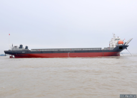8234DWT SELF PROPELLED DECK BARGE FOR SALE