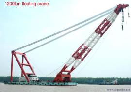 86. Self-propelled floating crane, 1200t.
