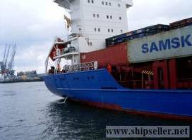 88. Geared twindecker  container ship 4900 t.