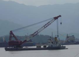 90t floating crane