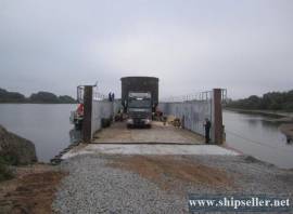 92. Ramp platform barge