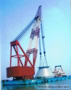 cheap 1000t Floating crane japan engine full revolving